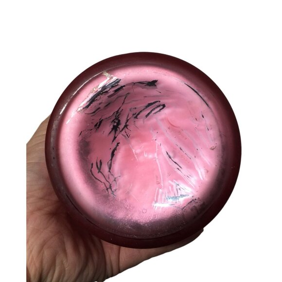 Pair of Red & Patterned Woodwick Candle Holders - each about 7" tall - Picture 4 of 9